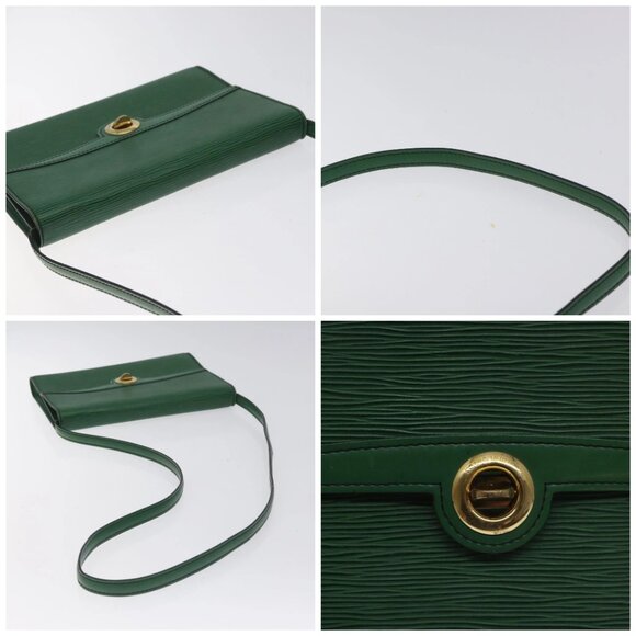 LOUIS VUITTON Epi Pochette Arche Shoulder Bag Green M52574 LV Auth 130925 - Picture 16 of 16